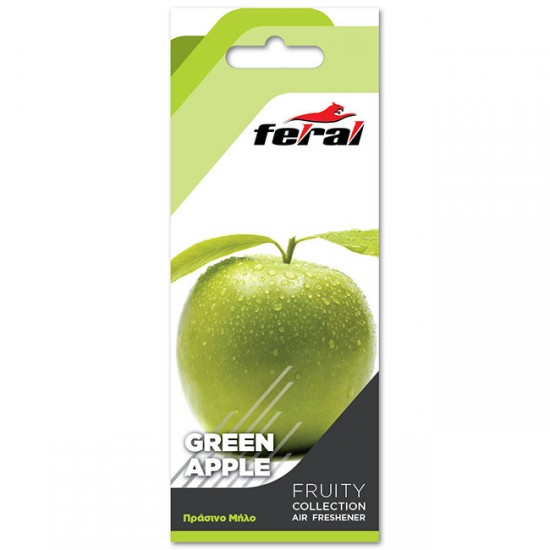 Αρωματικό Αυτοκινήτου Κρεμαστό Feral Fruity Collection Green Apple
