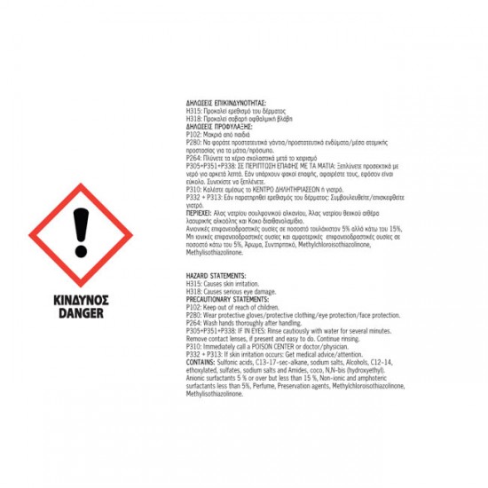 Σαμπουάν Αυτοκινήτου Με Σιλικόνη Feral 20lt