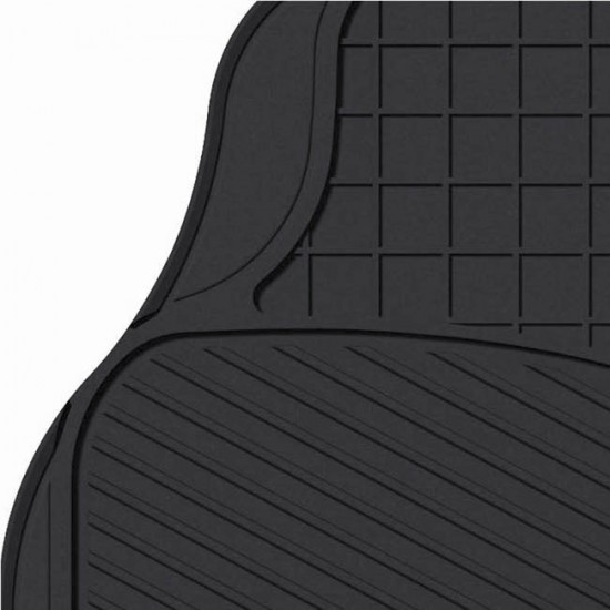 Πατάκια Αυτοκινήτου New Classic Μαύρα 4Τμχ