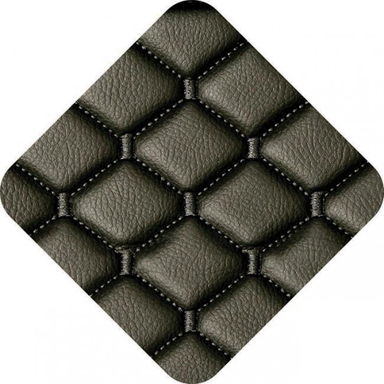 Πλατοκαθίσματα Aυτοκινήτου Δερματίνη Royal Ζευγάρι 2 Τεμάχια Μπροστινά Μαύρα