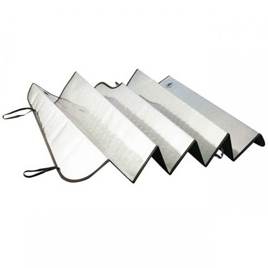 Ηλιοπροστασία Παρμπρίζ Αλουμινίου Laser  Ιριδίζουσα X-Large145x80cm Feral