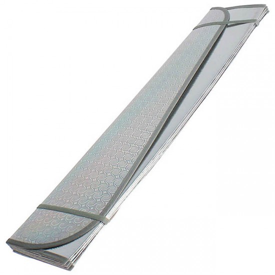 Ηλιοπροστασία Παρμπρίζ Αλουμινίου Laser Ιριδίζουσα Medium 145x60cm Feral