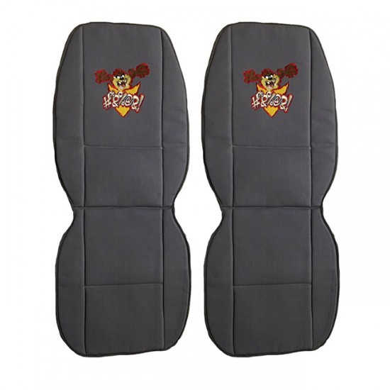 Πλατοκαθίσματα Αυτοκινήτου Διπλής Όψης WB Looney Tunes Μπλε Bugs Bunny - Γκρι Taz 2Τμχ