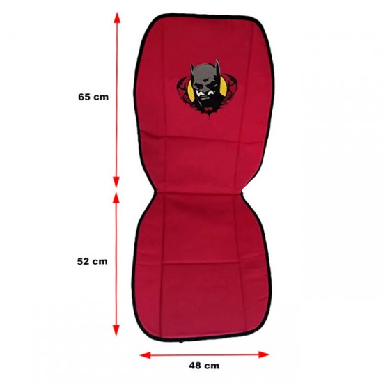 Πλατοκαθίσματα Αυτοκινήτου Διπλής Όψης DC Comics Batman Urban Legend Κόκκινο-Μαύρο 1 Τεμάχιο