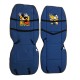 Πλατοκαθίσματα Αυτοκινήτου Διπλής Όψης Disney Mickey Mouse - Donald Duck Μπλε - Γκρι 2 Τεμάχια