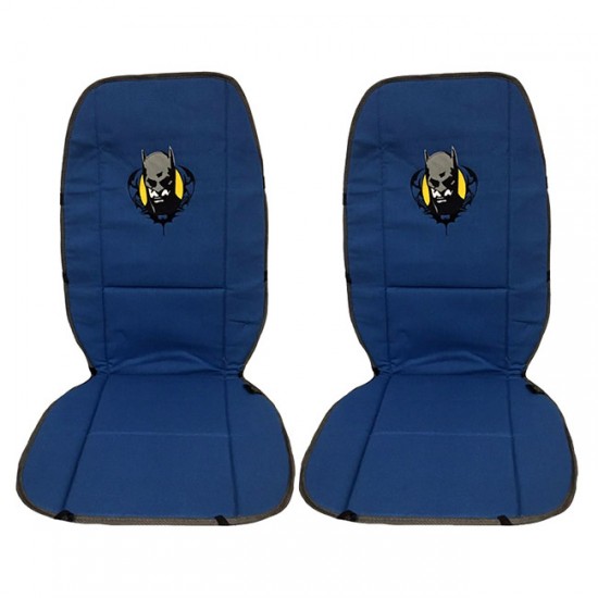 Πλατοκαθίσματα Αυτοκινήτου Διπλής Όψης DC Comics Batman Urban Legend Μπλε-Γκρι 2 Τεμάχια