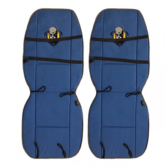 Πλατοκαθίσματα Αυτοκινήτου Διπλής Όψης DC Comics Batman Urban Legend Μπλε-Γκρι 2 Τεμάχια