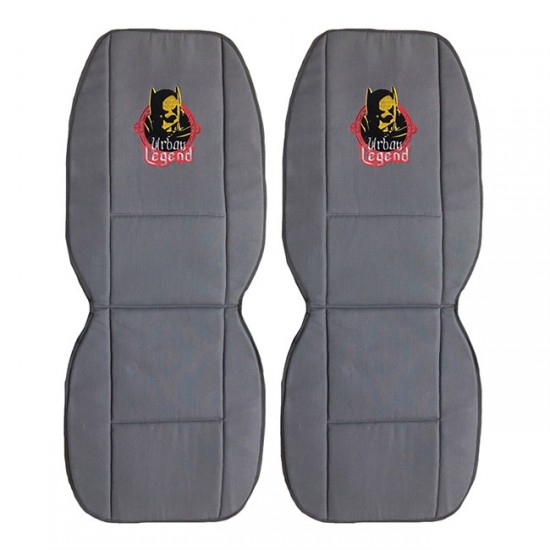 Πλατοκαθίσματα Αυτοκινήτου Διπλής Όψης DC Comics Batman Urban Legend Μπλε-Γκρι 2 Τεμάχια