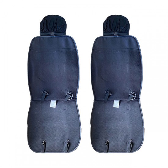 Πλατοκαθίσματα Αυτοκινήτου Elegance Μαύρο Με Κόκκινη Ραφή 2 Τεμάχια