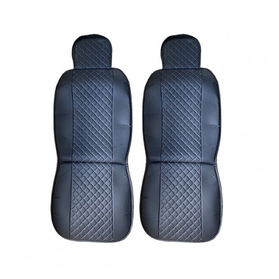 Πλατοκαθίσματα Αυτοκινήτου Elegance Μαύρο Με Γκρι Ραφή 2 Τεμάχια