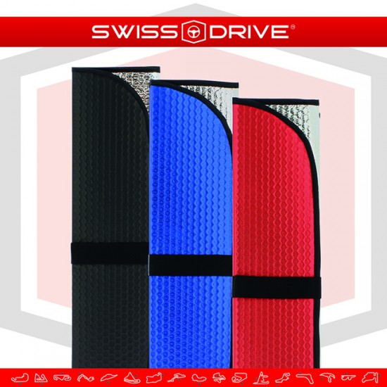 Ηλιοπροστασία Παρμπρίζ Αλουμινίου Κόκκινο Matte Large ΜΑΤΤRED 145x70cm 1Τμχ