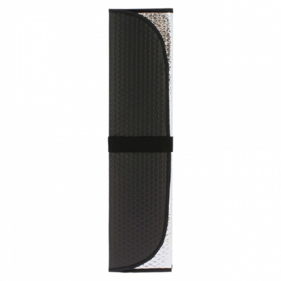 Ηλιοπροστασία Παρμπρίζ Αλουμινίου ''Black'' Feral Μαύρο Matte X-Large 145x80cm 1Τμχ