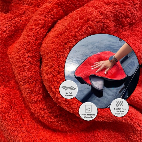 Πετσέτα Μicrofiber Detailing Pro Feral 2 Όψεων 40x45cm 1Τμχ