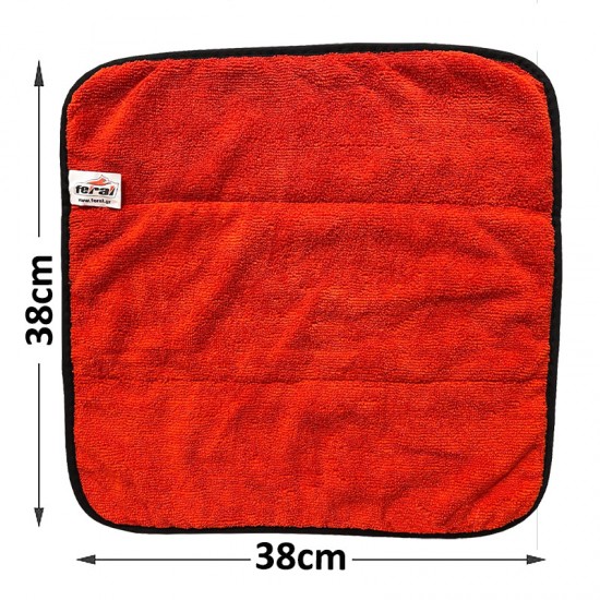 Πετσέτα Μicrofiber Detailing Pro Feral 38x38cm 1Τμχ