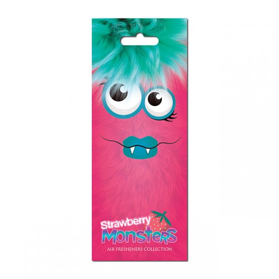 Αρωματικό Αυτοκινήτου Κρεμαστό Feral Monsters Collection Strawberry