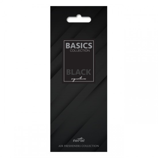 Αρωματικό Αυτοκινήτου Κρεμαστό Feral Basics Collection Black Signature
