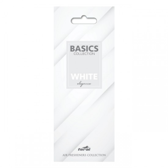 Αρωματικό Αυτοκινήτου Κρεμαστό Feral Basics Collection White Elegance
