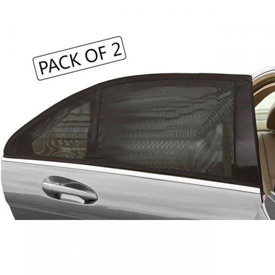 Ηλιοπροστασίες Αυτοκινήτου Feral Για Τα Πλαϊνά Τζάμια Ελαστική (Flexible) Sunshade 94x51cm 2 Τεμάχια