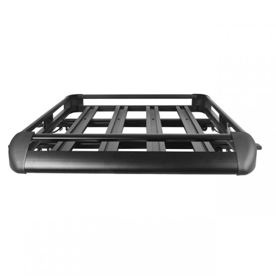 Σχάρα Οροφής Αυτοκινήτου Αλουμινίου Aero Μαύρη 127x96cm (Hj-Rb511)