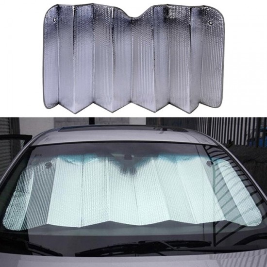 Ηλιοπροστασία Παρμπρίζ Αλουμινίου 150x80cm 1Τμχ