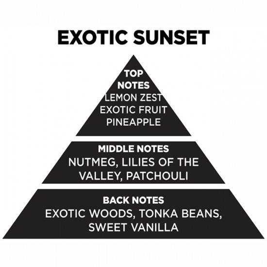 Αρωματικό Κερί Σόγιας Themagio Exotic Sunset 300gr 1 Τεμάχιο