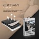 Ημικάλυμμα Αυτοκινήτου Otom "Exclusive" Από Λινό Ύφασμα Με Δερματίνη Μπεζ - Μαύρο EXLN-103 1 Τεμάχιο