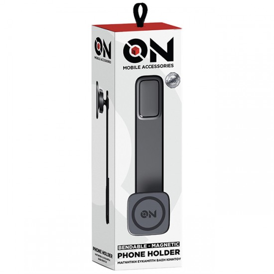 Βάση Κινητού Μαγνητική Και Εύκαμπτη Για Το Ταμπλό On Mobile Accessories Μαύρη 1 Τεμάχιο