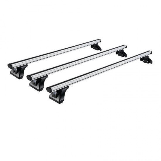 Μπάρες Οροφής Αλουμινίου CRUZ 924-099 Alu Cargo AF3-175cm Ασημί 3 Τεμάχια
