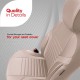 Καλύμματα Αυτοκινήτου Otom Coral Design Universal Full Δερματίνη Σετ Εμπρός / Πίσω Μπεζ CRΑL-102 11 Τεμαχίων
