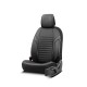 Καλύμματα Αυτοκινήτου Otom Coral Design Universal Full Δερματίνη Σετ Εμπρός / Πίσω Μαύρο CRΑL-101 11 Τεμαχίων