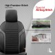 Καλύμματα Αυτοκινήτου Otom Coral Design Universal Full Δερματίνη Σετ Εμπρός / Πίσω Μαύρο / Γκρι CRΑL-106 11 Τεμαχίων