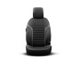 Καλύμματα Αυτοκινήτου Otom Coral Design Universal Full Δερματίνη Σετ Εμπρός / Πίσω Μαύρο / Γκρι CRΑL-106 11 Τεμαχίων