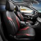Καλύμματα Αυτοκινήτου Otom Coral Design Universal Full Δερματίνη Σετ Εμπρός / Πίσω Μαύρο / Κόκκινο CRΑL-104 11 Τεμαχίων