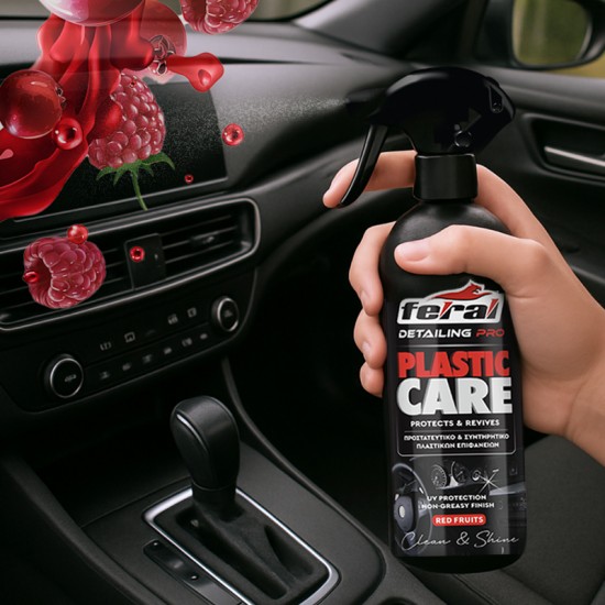 Γυαλιστικό Και Συντηρητικό Γαλάκτωμα Πλαστικών Red Fruits Feral Detailing Pro 500ml 1 Τεμάχιο