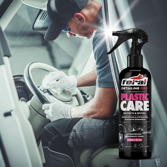 Γυαλιστικό Και Συντηρητικό Γαλάκτωμα Πλαστικών Bubble Bliss Feral Detailing Pro 500ml 1 Τεμάχιο