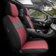 Καλύμματα Αυτοκινήτου Otom Smart Design Universal Ύφασμα / Δερματίνη Σετ Εμπρός / Πίσω Μαύρο / Κόκκινο SLTSMT103-NZ 11 Τεμαχίων