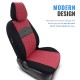 Καλύμματα Αυτοκινήτου Otom Smart Design Universal Ύφασμα / Δερματίνη Σετ Εμπρός / Πίσω Μαύρο / Κόκκινο SLTSMT103-NZ 11 Τεμαχίων