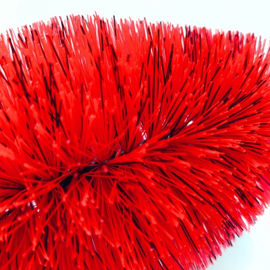 Βούρτσα Καθαρισμού Ζαντών Και Κινητήρα Detailing Pro Feral Μαύρη Κόκκινη 43.5cm 1 Τεμάχιο