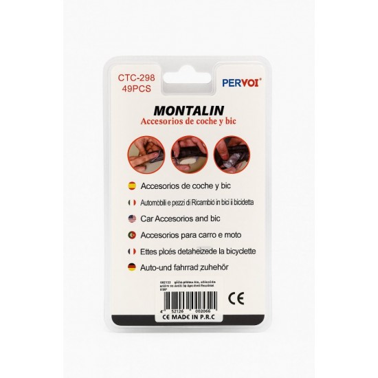 Κιτ Επισκευής Ελαστικών Μοτοσυκλέτας CTC-298 - 000182 49 Τεμάχια