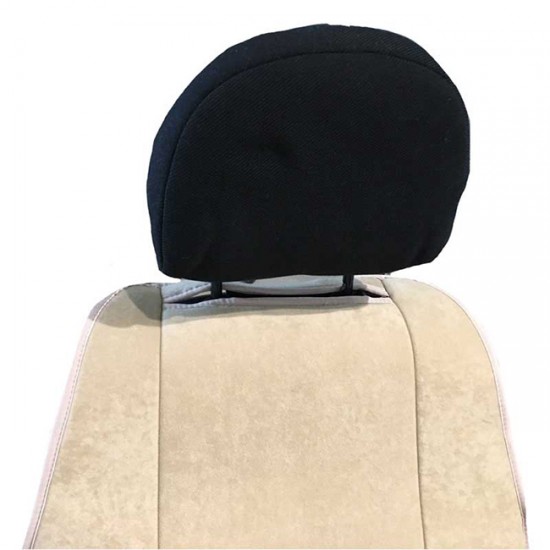 Πλατοκαθίσματα Αυτοκινήτου Alcadara Μπεζ 2 Τεμάχια