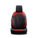 Καλύμματα Αυτοκινήτου Otom Progressive Design Universal Full Δερματίνη Σετ Εμπρός / Πίσω Μαύρο / Κόκκινο  PRG-104 11 Τεμαχίων