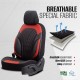Καλύμματα Αυτοκινήτου Otom Progressive Design Universal Full Δερματίνη Σετ Εμπρός / Πίσω Μαύρο / Κόκκινο  PRG-104 11 Τεμαχίων