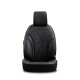 Καλύμματα Αυτοκινήτου Otom Progressive Design Universal Full Δερματίνη Σετ Εμπρός / Πίσω Μαύρο PRG-101 11 Τεμαχίων