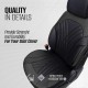 Καλύμματα Αυτοκινήτου Otom Progressive Design Universal Full Δερματίνη Σετ Εμπρός / Πίσω Μαύρο PRG-101 11 Τεμαχίων