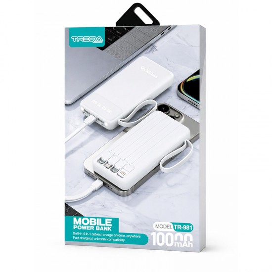 Power Bank Για Ταχυφόρτιση 10.000mAh Κατάλληλο Για Όλες Τις Συσκευές Που Διαθέτουν USB 1Τμχ