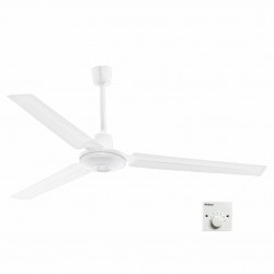 Ανεμιστήρας Οροφής PRCF-80637 Primo 56'' 140εκ. Βιομηχ/κός 3 Φτερά Λευκός