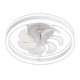 Ανεμιστήρας Οροφής PRCF-80609 Primo 20'' 50εκ. Με Τηλεχειριστήριο 1Φως LED 7 Φτερά Λευκός