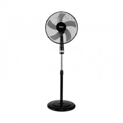 Ανεμιστήρας Ορθοστάτης 16'' 40CM PRSF-80448 Primo Μαύρος-Γκρι 5Φτερά 50W