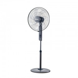 Ανεμιστήρας Ορθοστάτης PRSF-80656 Primo 18'' 45εκ. Με Τηλεχειριστήριο 7Φτερά Γκρι