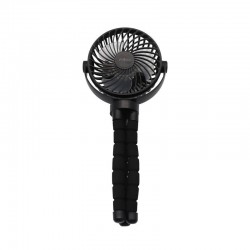 Ανεμιστήρας Mini Flexible PRMF-80691 Primo 4'' 10cm Μαύρος Επαναφορτιζόμενος